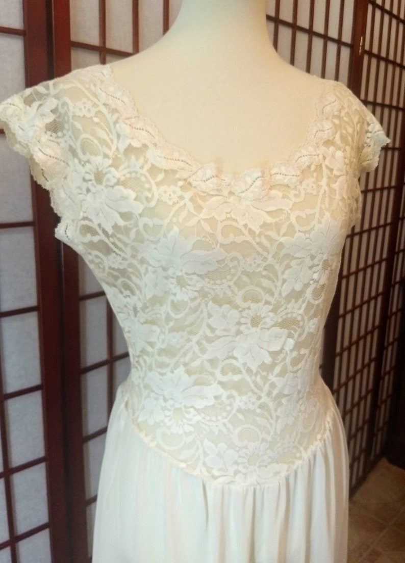 Vintage Bridal Nightgown Victoria S Secret Long Etsy