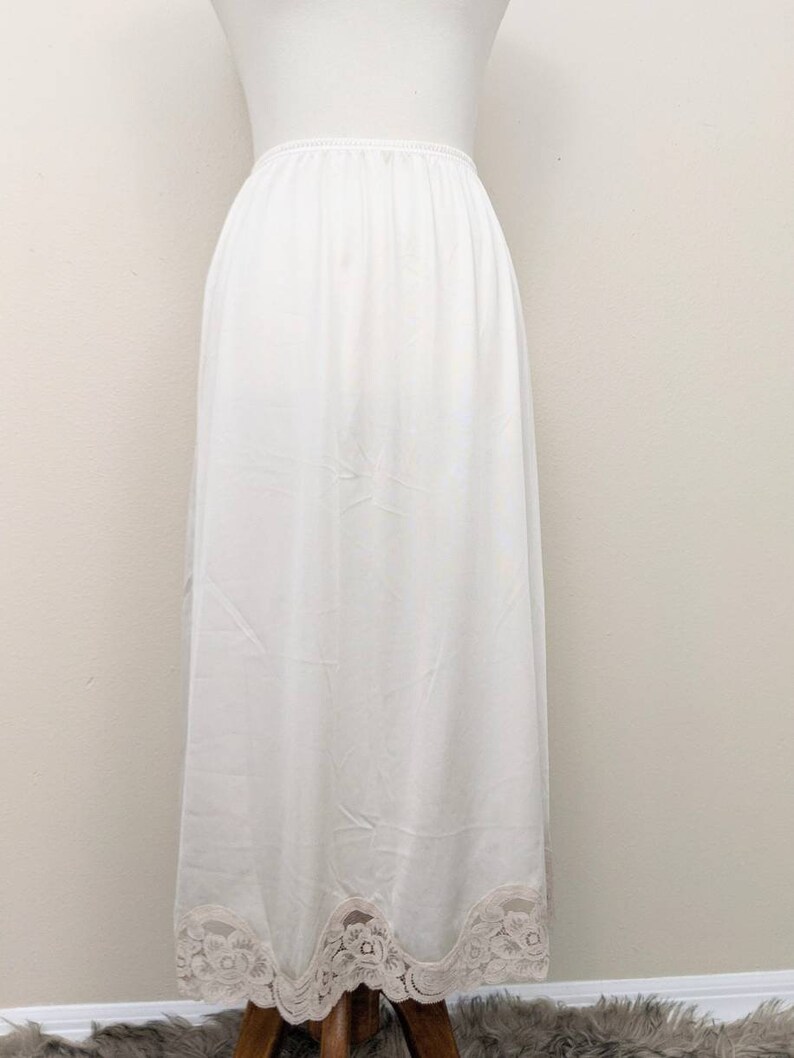 Nylon Half Slip Small Ivory Half Slip by VANITY FAIR Half Etsy