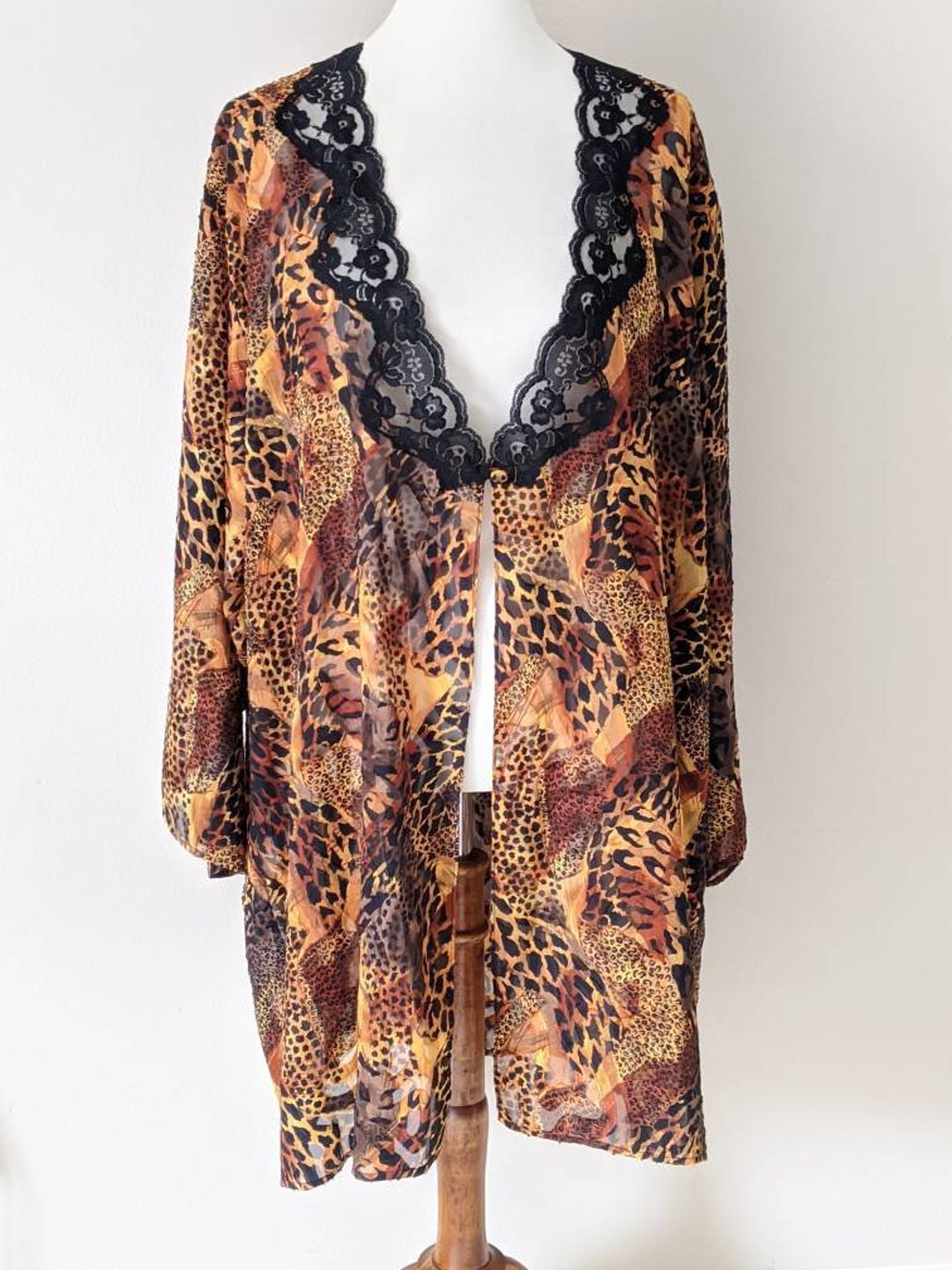 Robe Leopard Print Leopard Print Robe Leopard Print Robe for Etsy