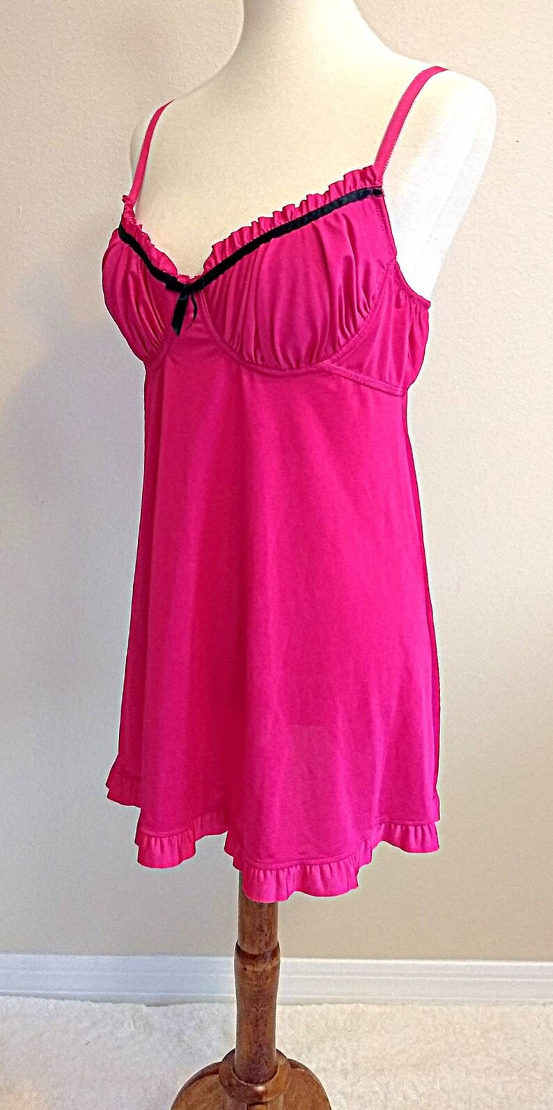 pink babydoll lingerie