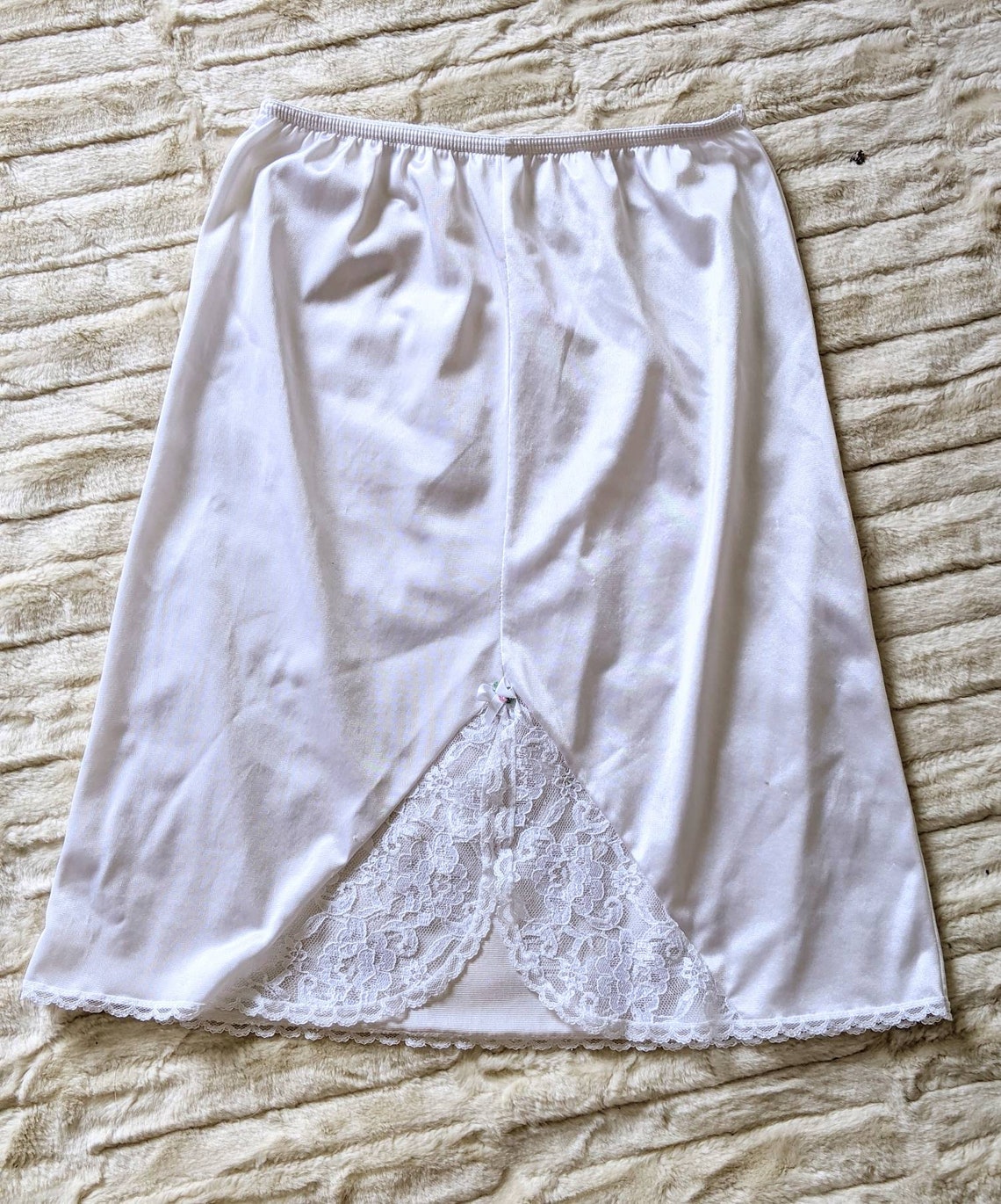 Slip Half White Half Slip White White Half Slip Vintage Etsy