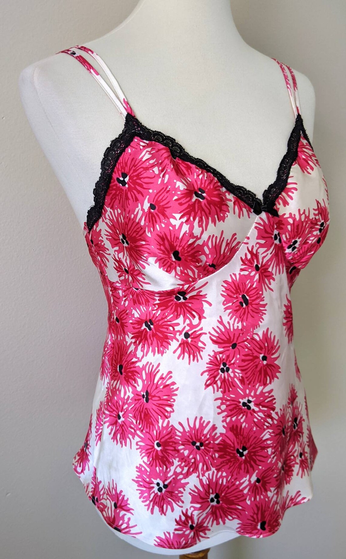 Camisole Top Pink Sleepwear Floral by GILLIGAN O'MALLEY | Etsy