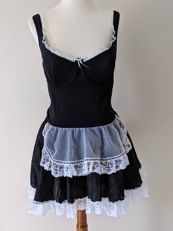 Vintage Maid Dress Lingerie, Sexy Lingerie,Plus Si