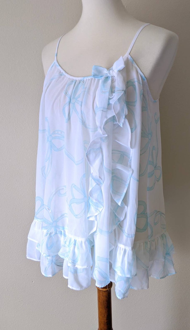 White Babydoll Chemise White Floral Chemise Wedding Night Etsy UK