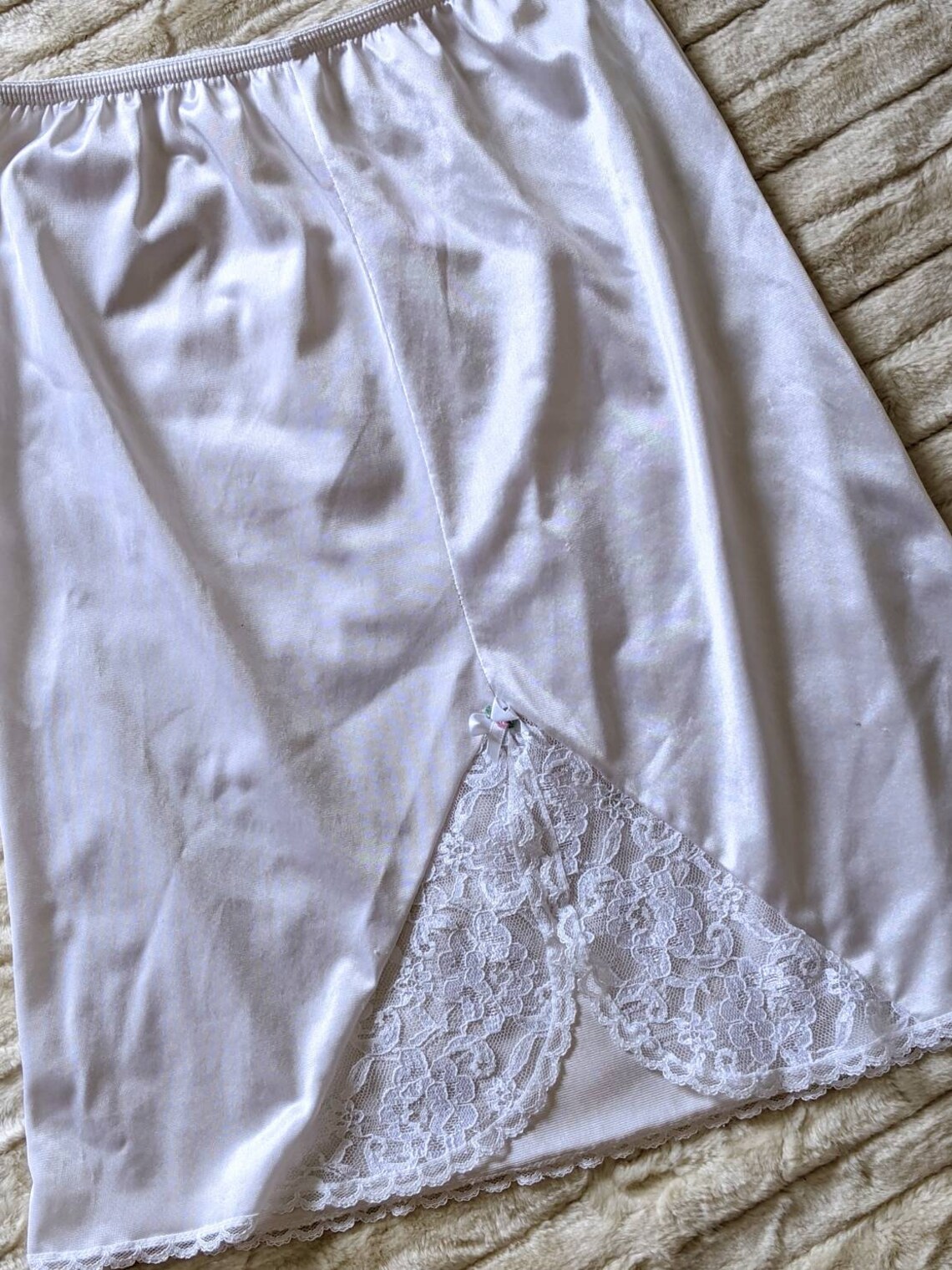 Slip Half White Half Slip White White Half Slip Vintage Etsy
