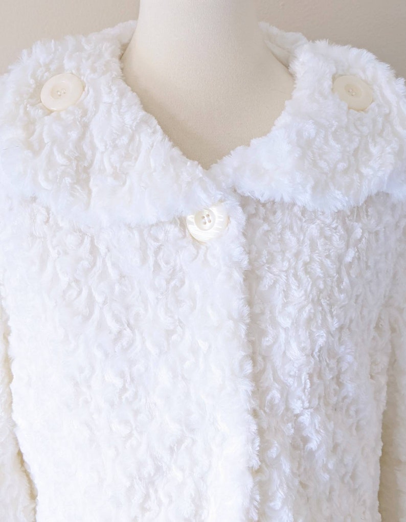 Winter Wedding Coat Fluffy Coat White Faux Fur Winter Etsy