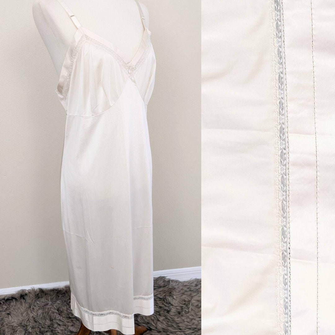 Long Ivory Full Slip Full Slip for Women Slip for Dress - Etsy