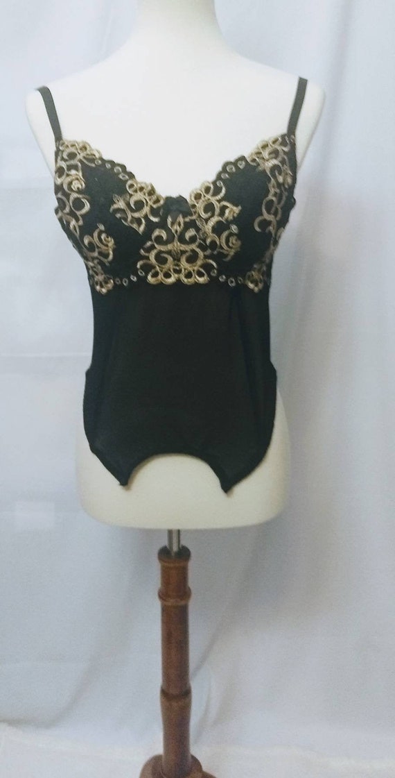 black and gold bustier top