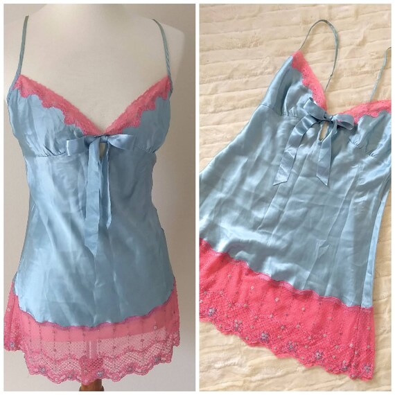 Babydoll Lingerie SILK Bennett FREDERICK of HOLLYW