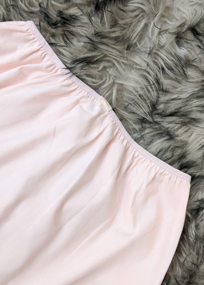 Half Slip Pink Underskirt Extender Pink Half Slip Cotton Etsy