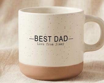 Tazza "Miglior Papà", regalo personalizzato per il papà, tazza da caffè per la festa del papà, regalo di compleanno per lui, tazza minimalista da conservare come ricordo