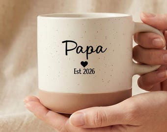 Tazza per papà, regalo per il neo papà, annuncio di gravidanza, regalo personalizzato per il nonno