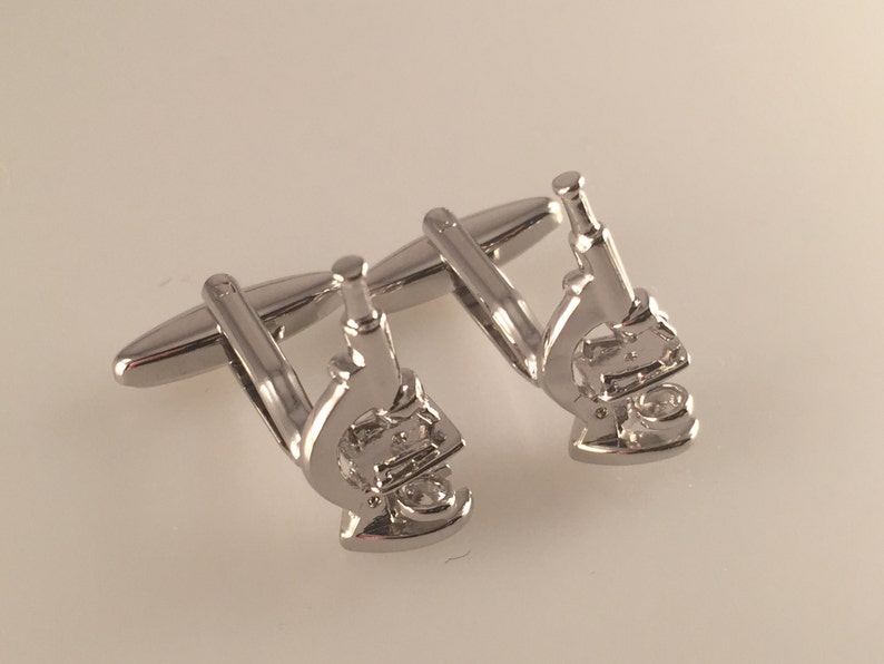 Wedding Cuff Links Microscope Cuff Links Men/'s Cuff Links Graduation Gift Father/'s Day Science Cufflinks