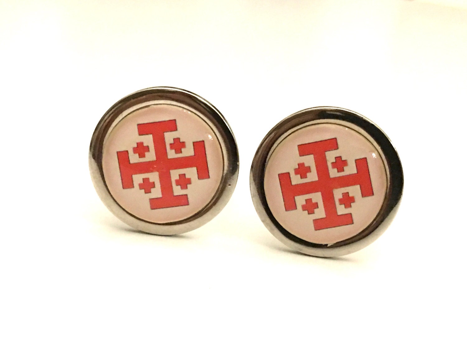 Knights Templar Cufflinks Cross Cufflinks Templar Cross Cuff | Etsy