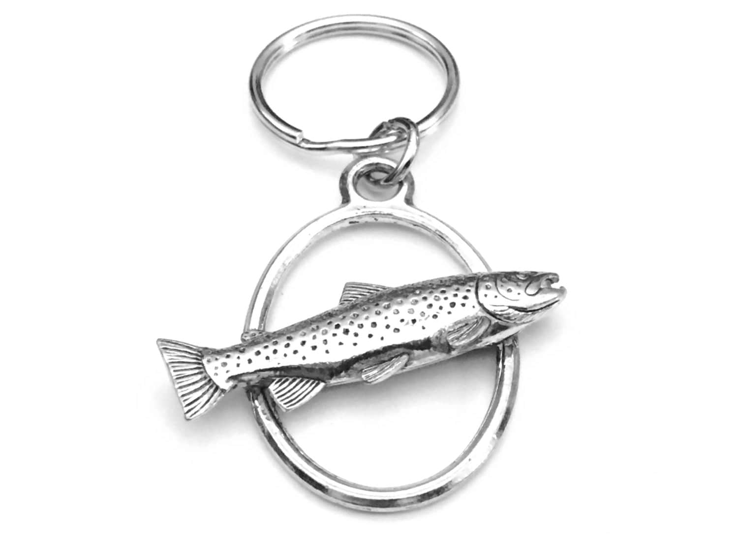 Trout Key Chain Trout Keychain Lake Trout Keychain Rainbow Etsy