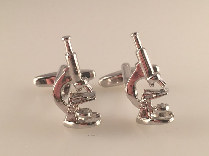 Wedding Cuff Links Microscope Cuff Links Men/'s Cuff Links Graduation Gift Father/'s Day Science Cufflinks