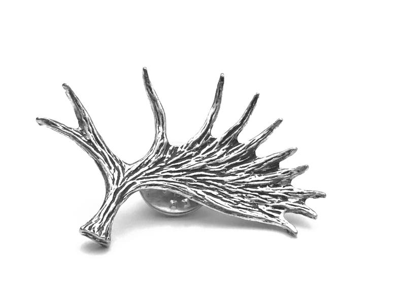 Elk Tie Tack Wildlife Tie Tack Stag Lapel Pin Hunting Pin Elk Lapel Pin Elk Tie Pin Antler Lapel Pin