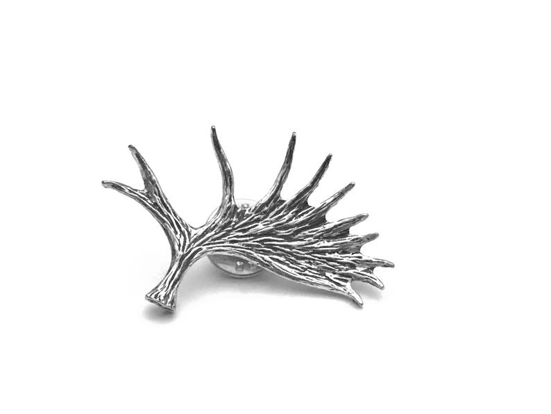Elk Tie Tack Wildlife Tie Tack Stag Lapel Pin Hunting Pin Elk Lapel Pin Elk Tie Pin Antler Lapel Pin