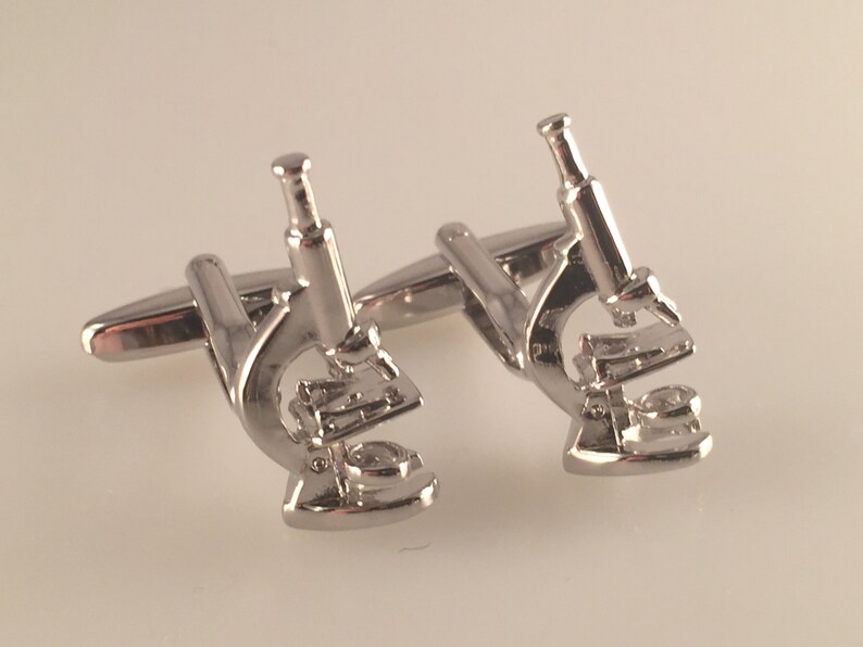 Wedding Cuff Links Microscope Cuff Links Men/'s Cuff Links Graduation Gift Father/'s Day Science Cufflinks