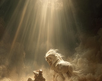 Conversion of Saul Wall Art | Damascus Road Bible Scene (Digital Download)