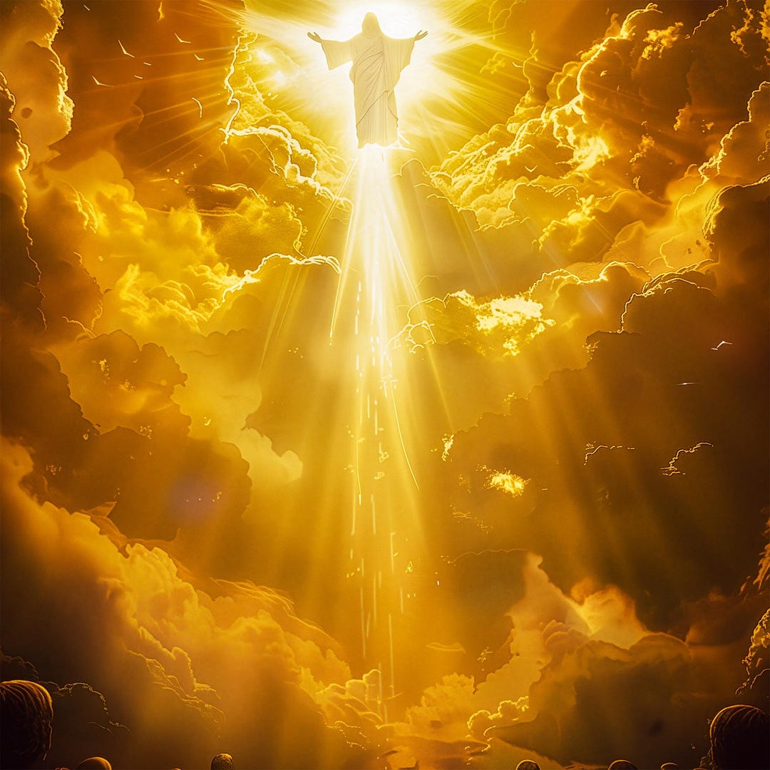 The Ascension of Christ – Radiant Glory | Christian Wall Art | Biblical ...