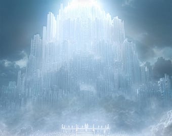 White Throne Judgment Scene | Christian Bible Art (Digital Download)