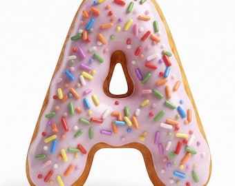 Donut-Alphabetbuchstabe