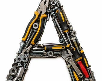 Alphabet der Mechanikerwerkzeuge