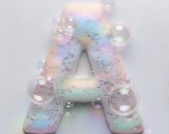Regenbogen-Buchstabe S als Clipart, Kinderzimmerdeko, digitales Design