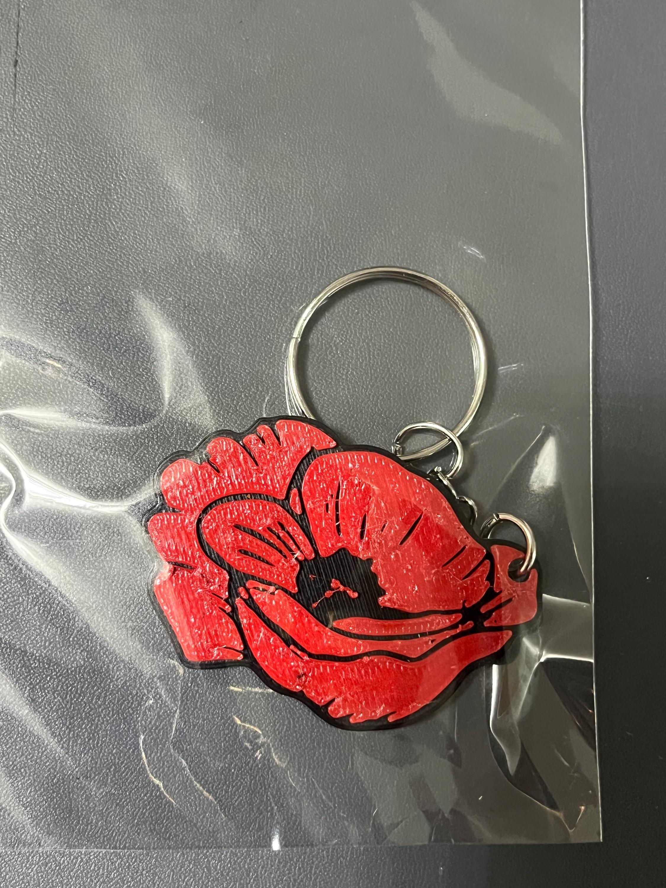 Poppy Key Ring - Etsy