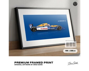 Williams FW14 1991: ingelijste print
