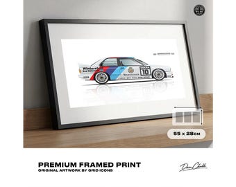 E30 M3 DTM Warsteiner - ingelijste print