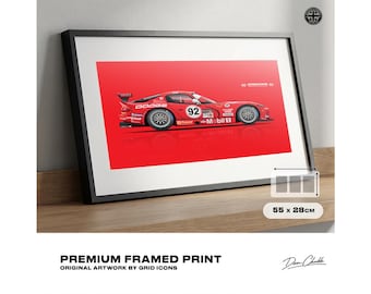 Dodge Viper GTS-R: ingelijste print