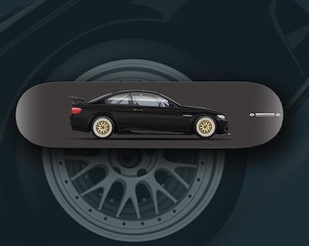 BMW E92 M3 - Track build - skatedeck muurkunst