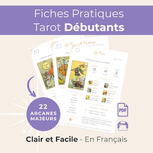 Rider-Waite Tarot (Große Arkana) – PDF – Tarot für Anfänger – 22 Seiten – Bedeutungen, Symbole, Schlüsselwörter … – Auf Französisch – Zum Herunterladen