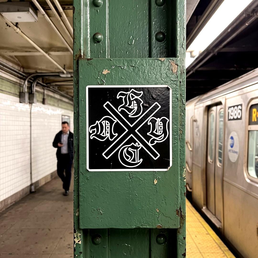 Nyhc Sticker - Etsy