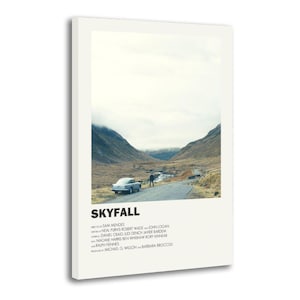 Movie Poster  Room Aesthetic Skyfall Painting On Canvas Wall Art Poster Picture Print Living Room Walls Decor Home Poster