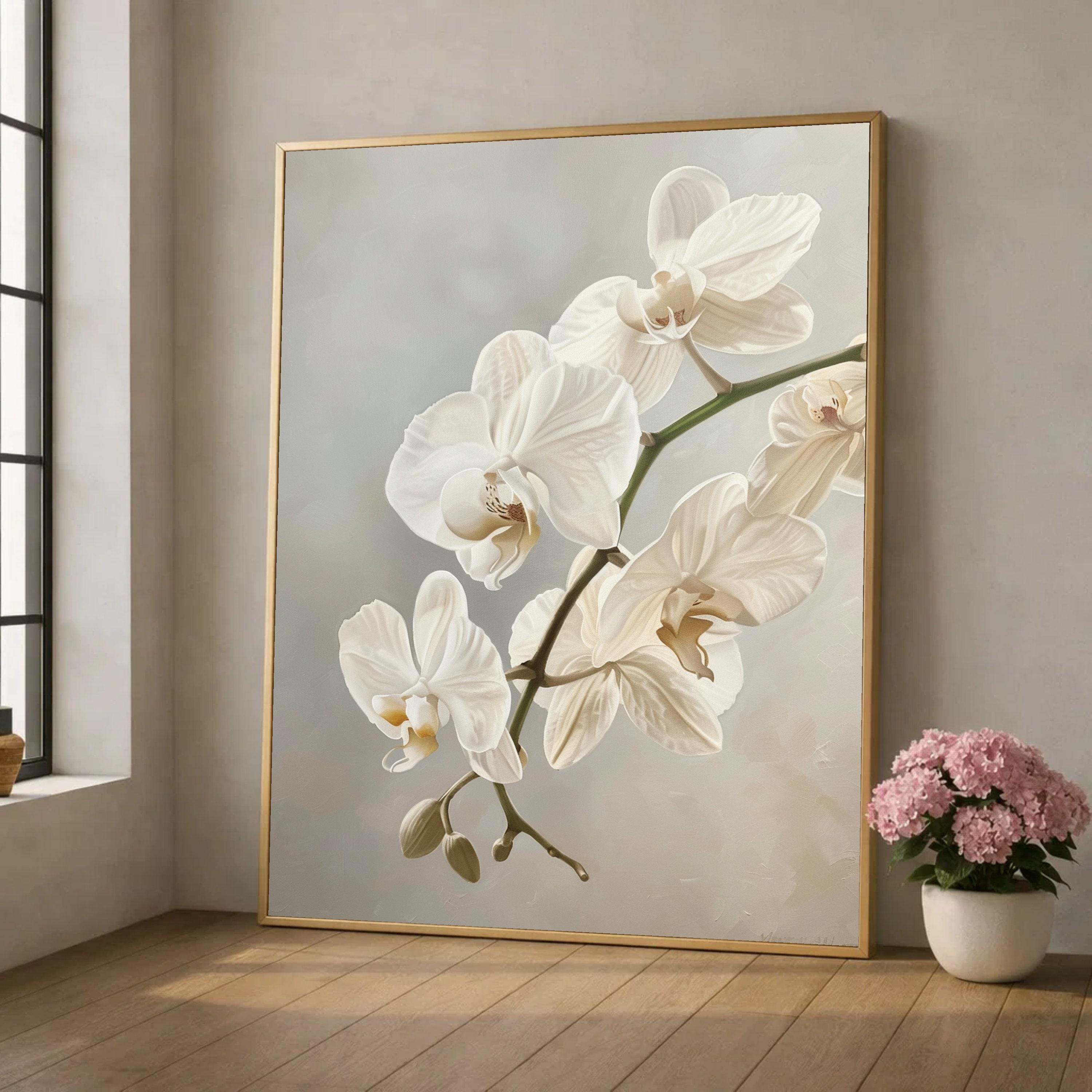 Large Orchids Wall Art - Etsy
