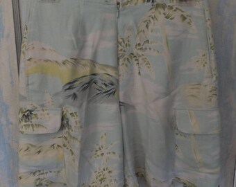 Tommy Bahama Silk Hawaiian Shorts