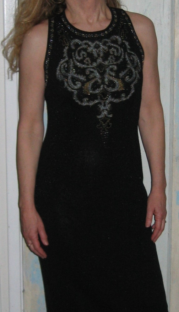 SALE  Black Backless Maxi Dress - image 1