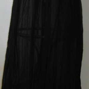 Silk Chiffon Long Maxi Skirt image 3