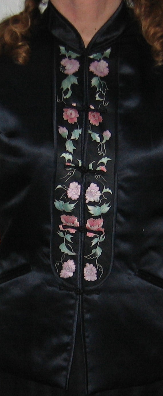 Asian Silk Jacket / Vest - image 4