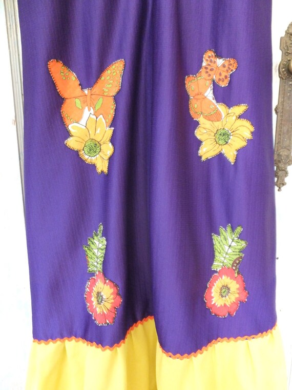 SALE.........1960's Maxi Long Dress Handmade - image 3