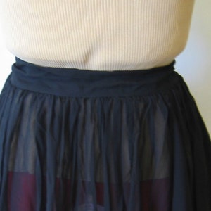 Silk Chiffon Long Maxi Skirt image 1