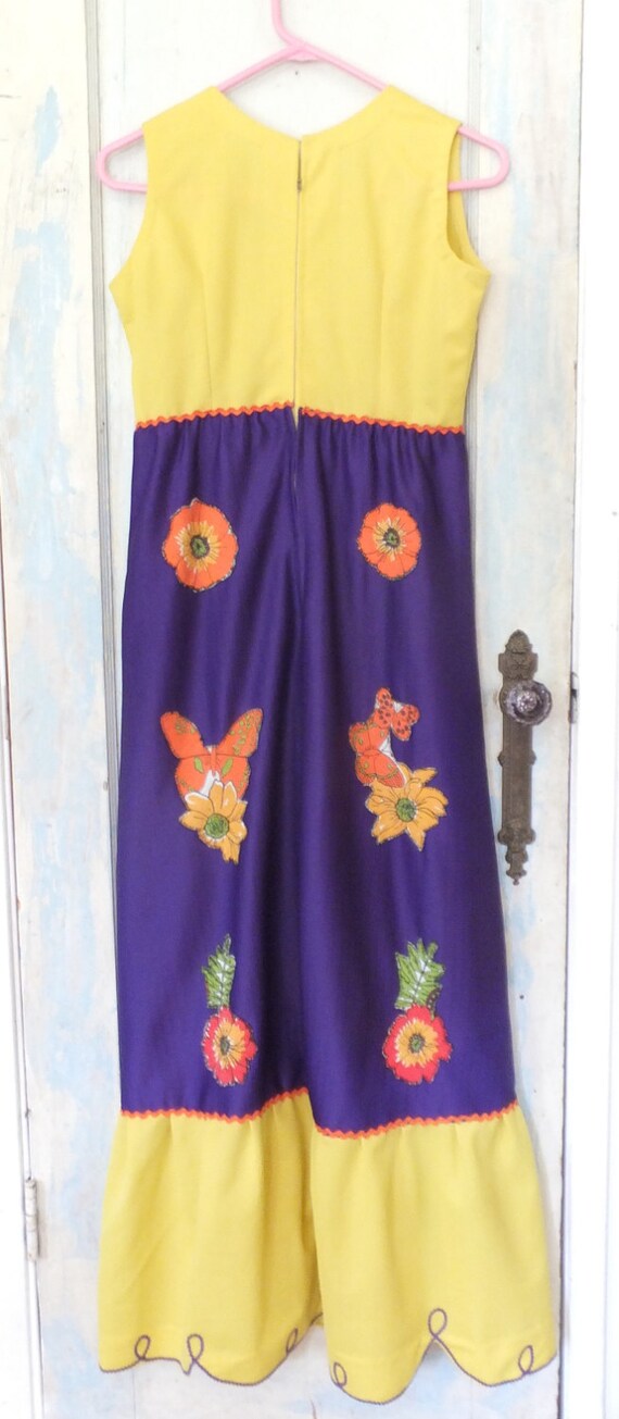 SALE.........1960's Maxi Long Dress Handmade - image 2