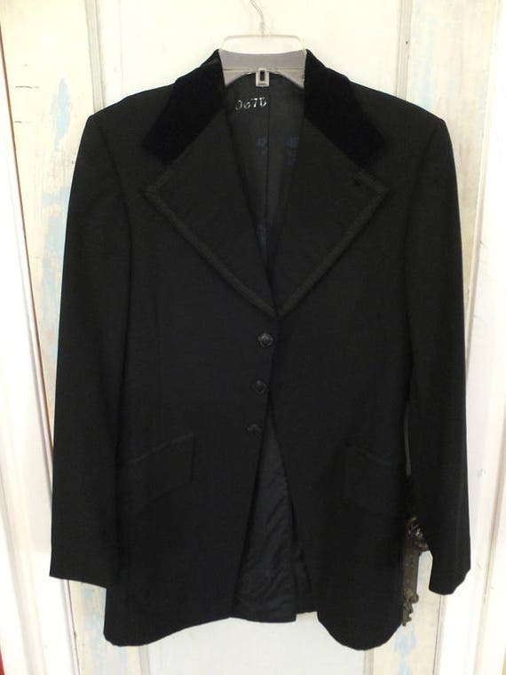 Black Jacket, Black Western Tuxedo, Western Wear - image 4