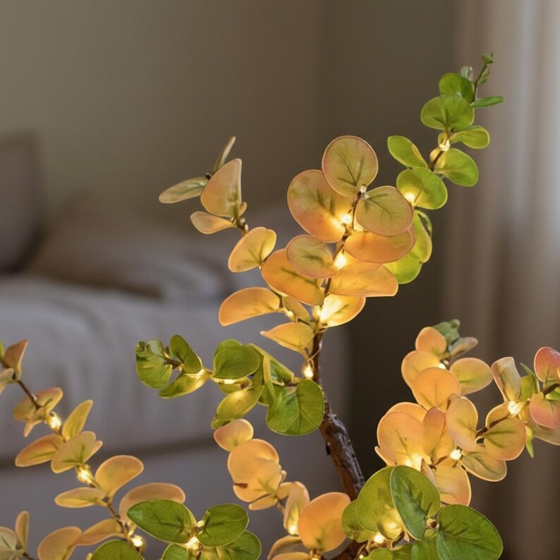 LED Money Tree Lamp – Bonsai Tree Light USB Powered – Aesthetic Desk ...