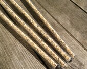 Einzigartige Glas Getränk rühren Sticks Sands of Time Swizzle Set OOAK von Ocean Beach Glass
