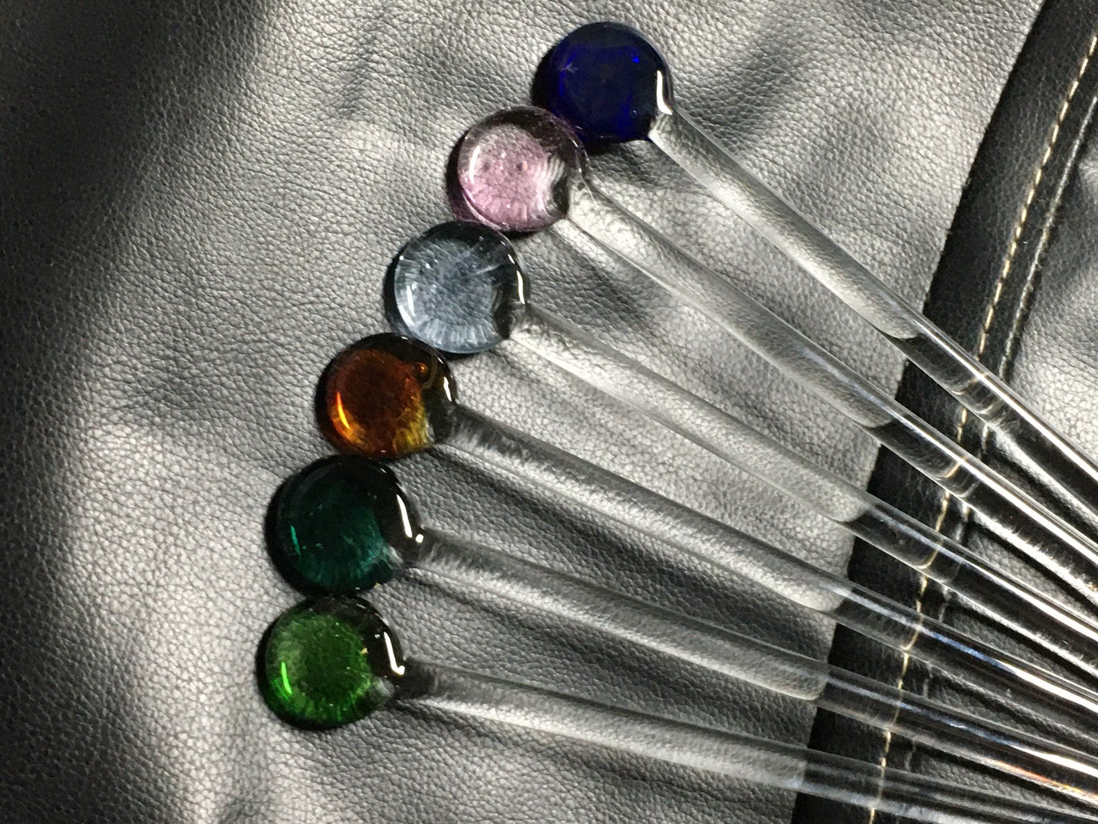 High End Glass Stir Sticks in Multicolor by Oceanbeachglass - Etsy