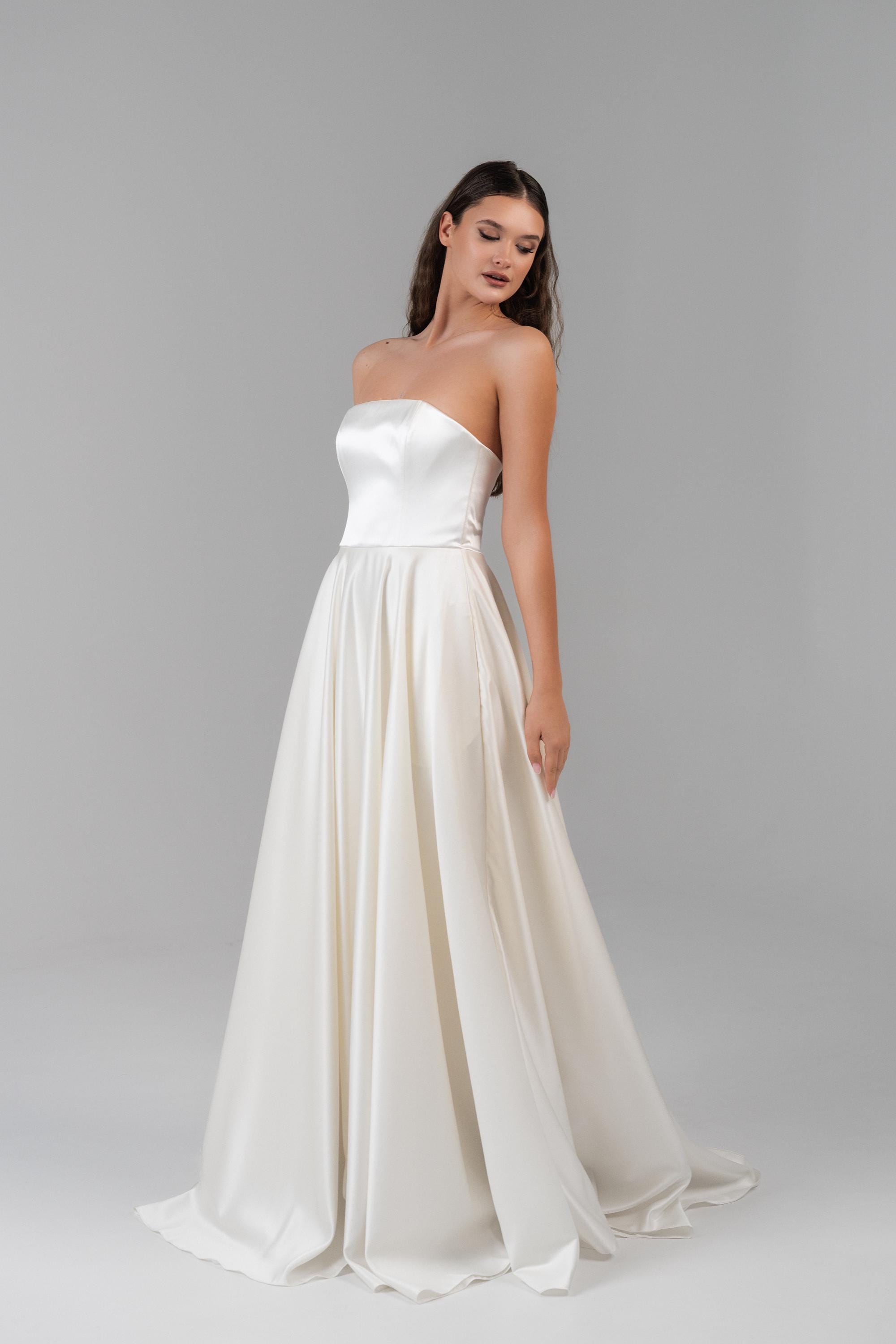 chinese dress ladies Ivory Silk Blend Duchess Satin